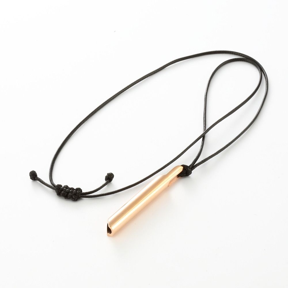 For Anxiety Relief Mindful Breathing Necklace Stress Anxiety Whistle Necklace Yoga Sports