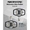 RACEWORK Велосипедный Замок Педаль для Горного Велосипеда под Систему Shimano SPD Нейлоновый Корпус + Сердечник из Хромомолибденовой Стали Двусторонний Фиксирующий Подножник