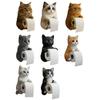 3D Форма Кошки Настенный Держатель для Рулона Простая Установка Диспенсер для Туалетной Бумаги Для Домашнего Использования