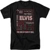 LOGOVISION Elvis Presley Whole Lotta Type Unisex Adult T Shirt for Men and Women