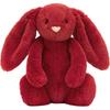 Jellycat Серия Bonnie Rabbit застенчивый клюквенный зайчик милый кролик успокаивающая кукла-компаньон плюшевая кукла сидящая 15 см высотой
