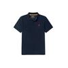 SS22 Outdoor Casual Solid Color Short Sleeve Polo Shirt Men Tops Deep-Sapphire-Blue A62T5-433