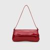 Home Flip Retro Red Underarm Bag Autumn New Product Stylish Simple Commuter Baguette Handheld Shoulder Bag