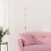 Wall Decor Celestial Ornament Tassel Wood Bead Garland Wall Hanging Wood Moon Phase