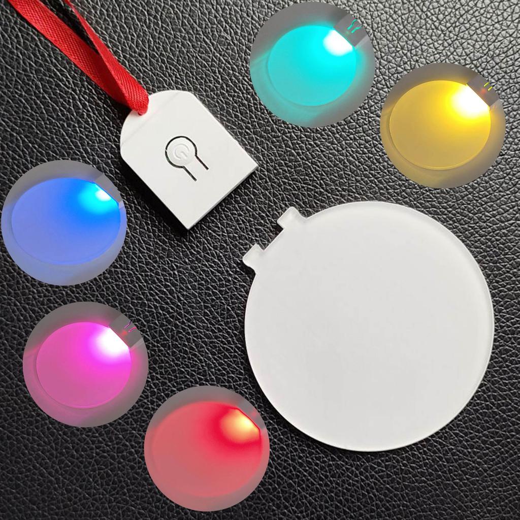 DIY Acrylic Christmas Ornament with LED Light Customizable Sublimation Crafts Sublimation Ornament Blanks Pendants