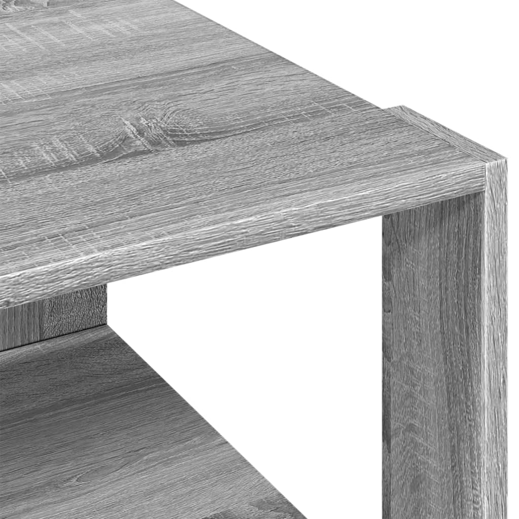 Coffee Table Gray Sonoma Oak 51.5 x 51.5 x 30 cm Particleboard