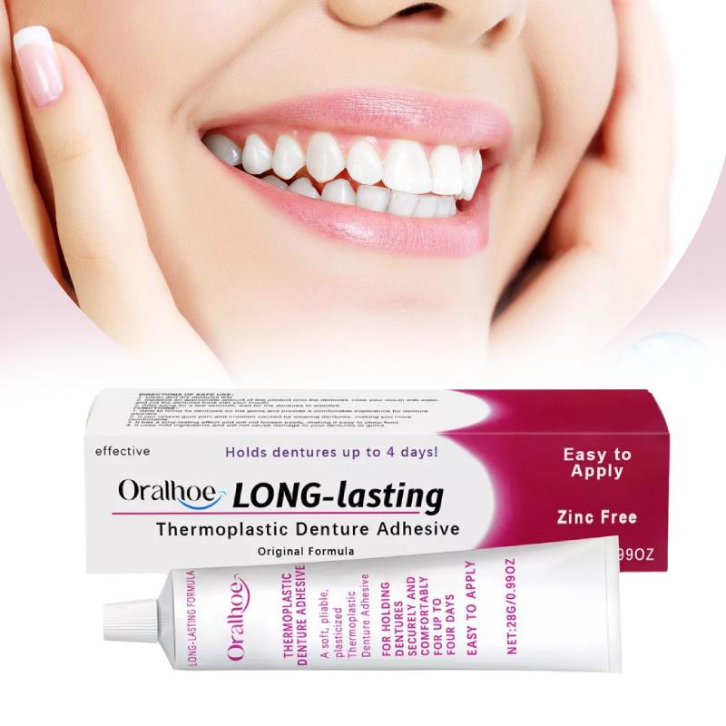 Оралхое Адгезив для зубных протезов для повышенного комфорта и надежной фиксации искусственных зубов