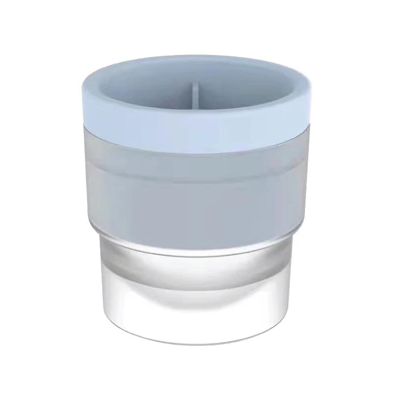 Силиконовые круглые формы для хоккея на льду, большие сферические кубики льда, шлифовальный станок для льда, подходит для бара, дома, кухни, принадлежности