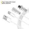 Type C Mechanical Keyboard Coiled Cable Type C USB Mechanical Keyboard Aviator Desktop Computer Aviation Connector Cord Max 3m