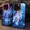 Genshin Impact Коломбина Для iPhone 17 16 15 14 13 12 11 Pro Max Plus Матовый Цветной Задний Чехол для Телефона