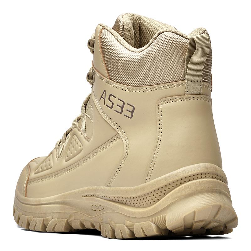 TUINANLE Men Boots Waterproof Leather Outdoors Camping Hiking Shoes Fishing Hunting Sneakers Male