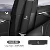 Car Seat Belt Shoulder Cover Leather Shoulder Protector Pad For Alfa Romeo 159 Giulietta 156 147 Giulia Mito GT Stelvio Spider ert853