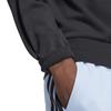 Толстовка Adidas Essentials из махровой ткани с большим логотипом ECR07 KRG04 Размер L Мужская Черный/Белый (JE8949)