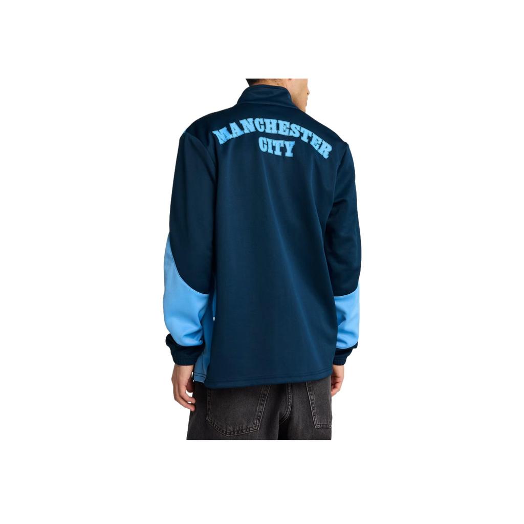 Puma Ftblnrgy Удобная Теплая Дышащая Модная Куртка Мужская Куртка Синяя 779127-33