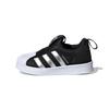 Originals Superstar 360 I 360 I Удобные Устойчивые к истиранию Низкие Кеды для скейтбординга Черные Для младенцев и малышей EE6281
