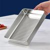 304 Stainless Steel Food Storage Tray Fresh-keeping Box with Sealed Lid Sausage Fruit Dish Frozen food Organizers Food Container