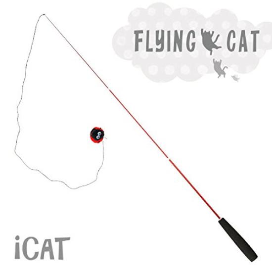 ICat FLYING CAT Удочка Кошачий мячик Божья коровка Мяч Игрушка для кошек