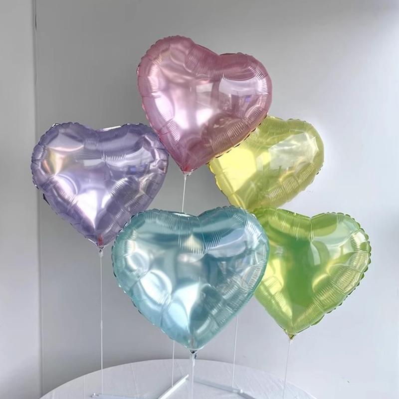 5/10 шт. алюминиевая пленка воздушный шар украшение на день рождения ребенка душ желе цветной воздушный шар любовь день святого валентина 18 дюймов