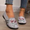Модные женские туфли на плоской подошве с цветочным принтом, удобные прогулочные спортивные туфли на осень 2024 года, повседневные новые платья, мягкие классические модные женские туфли Zapatillas