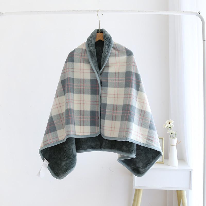 Multi-Purpose Moisture-Absorbing Heat-Generating Flannel Blanket: Cozy Fleece Shawl & Warm Nap Blanket