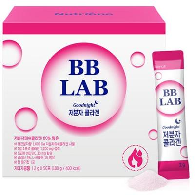 (Сделано в Корее) BB Lab Низкомолекулярный коллаген с витамином С 50 пакетов (100г)