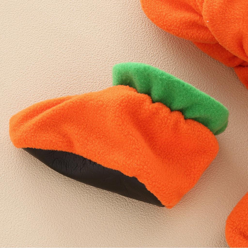 Kids Cosplay Costumes Children Halloween Pumpkin Costume With Hat Shoes Cosplay For Baby Girl Boy Stage Party Clothing