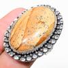 Picture Jasper Handmade 925 Sterling Silver Jewelry Ring Size 6.5 I7g33