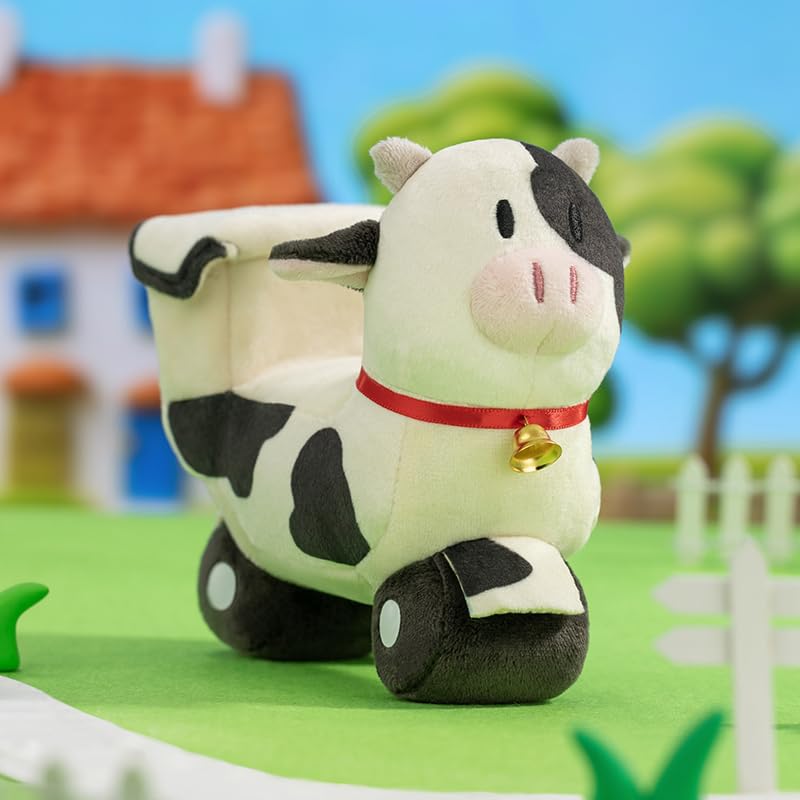 POP MART GONG Оригинальная серия Роуминг Плюшевая игрушка Машина Круглая 2 Коробка Pop Mart Гашапон Слепая коробка Фигурка Пластиковая модель Премиум игрушка ПВХ Мягкий винил