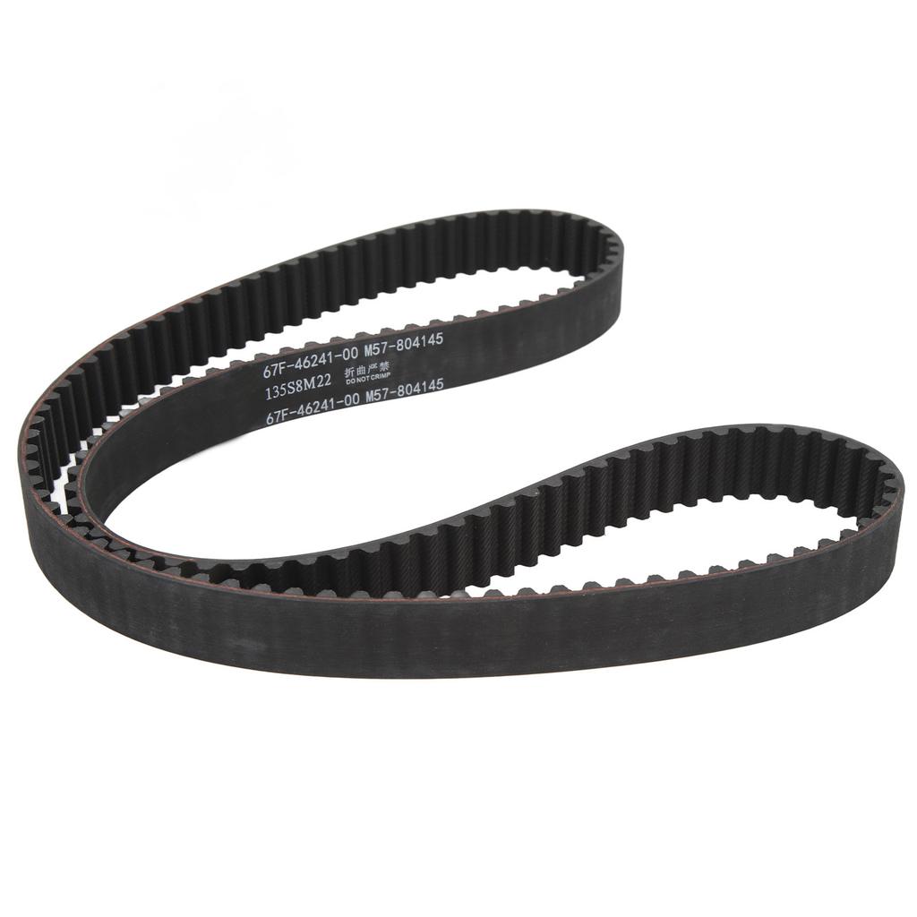 Outboard Engine Timing Belt 67F‑46241‑00 Boat Timing Belt for 75HP 80HP 90HP 100HP 115HP 4 Stroke Outboards
