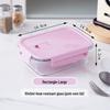 Прямоугольный стеклянный контейнер для хранения продуктов ZISIZ