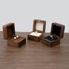 Durable Eco-friendly Wood Ring Gift Case Jewelry Display Necklace Box for Birthday