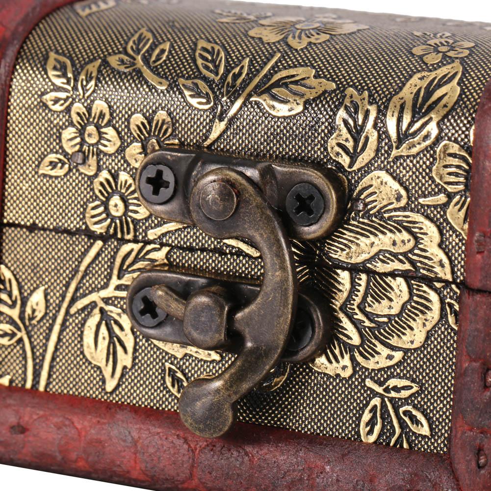 Vintage Style Wooden Box Display Decoration Wood Storage Box for Candy Jewelry Ornaments