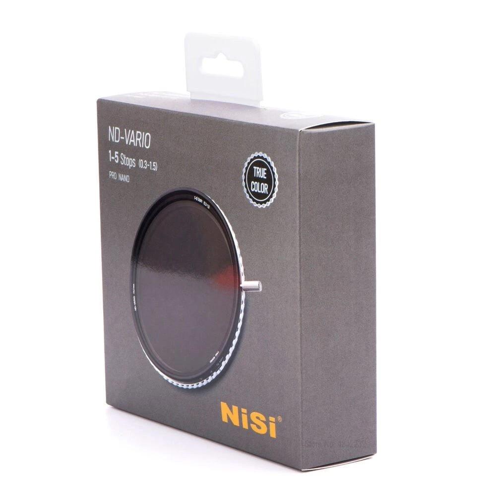 NiSi True Color ND-Vario 1-5 ступеней Переменный ND-фильтр – Ультратонкий Fader Нейтрально-серый Фильтр для DSLR/Беззеркальной камеры