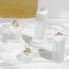 Exquisite Vintage Plaster Ring Holder White Gypsum Ring Display Rack  Photo Props