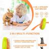 1pc -Dog Cleaning Mango Shaped Brush, Spray Massage Comb, Manual Pet Cleaning Brush, Perfect for Pet Cat,