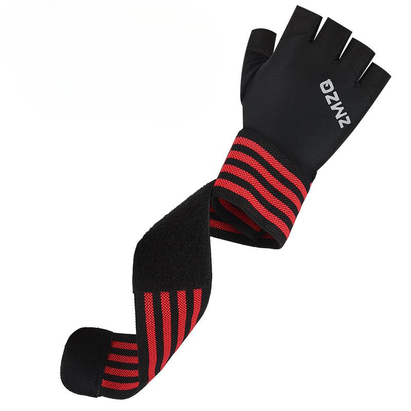 Мужские и женские фитнес-перчатки Тонкие тренировочные Полупальцевые Спортивные Противоскользящие Износостойкие Защита от мозолей Оборудование для гантелей Турник Подтягивание