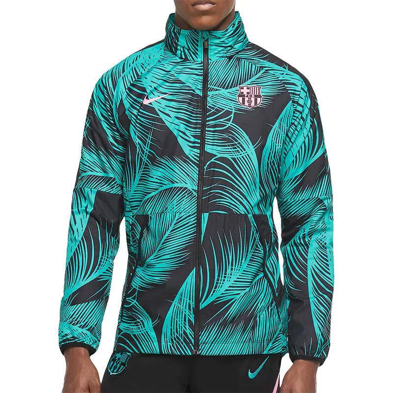 Nike Jackets Men's Peacock Green Hooded Moderate Other (Unisex) Jackets CK8570 396