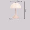Mushroom Table Lamp USB Charging Flower Buds Table Lamp Touch Dimming Bedroom Bedside Decorative Lamps