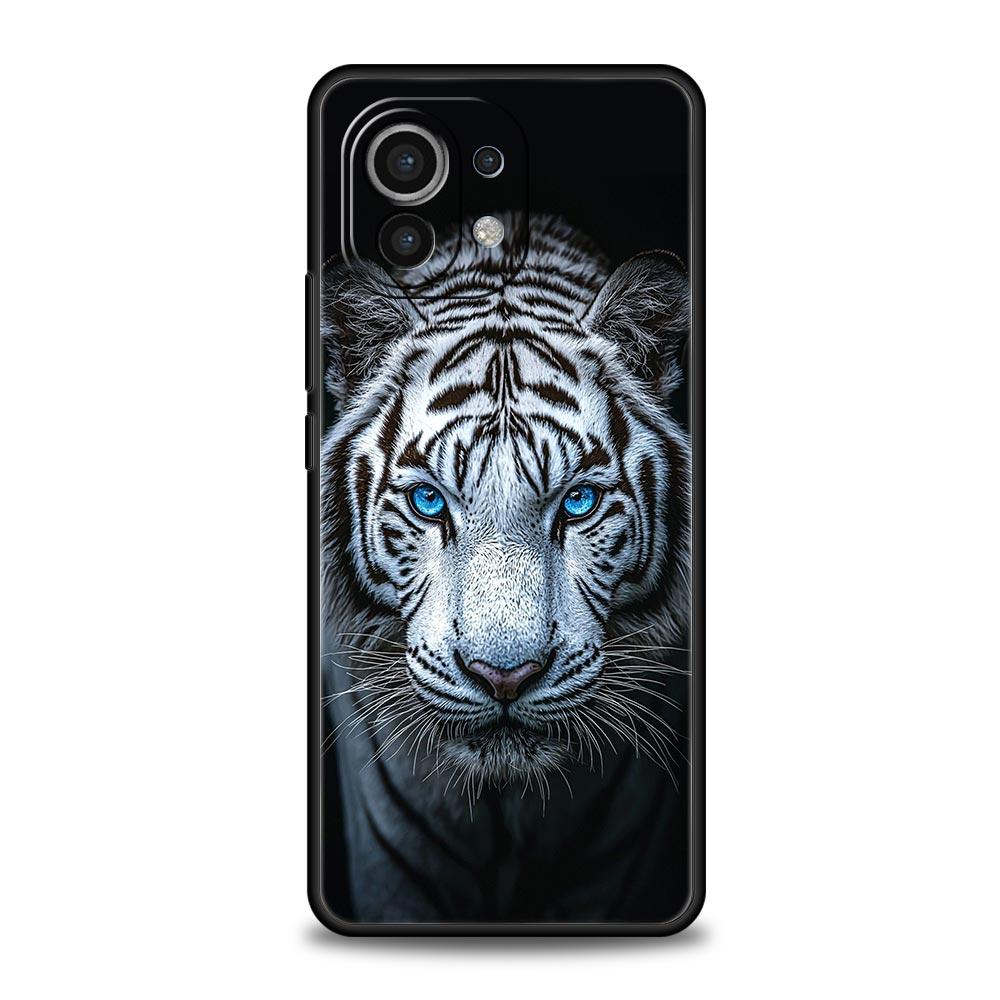 Чехол для телефона Animal White Tiger для Xiaomi Mi 17 15T 15 14 14T 13T 12T Pro 12 13 Lite 5G 11T Poco X6 X7 X5 Pro Мягкий чехол