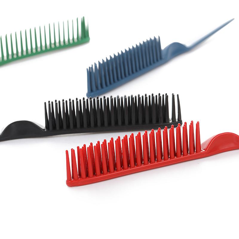 1/2pcs, Mouse Tail Comb Women's Fine Tooth Comb Parting Carbon Fiber Root Teasing Anti-static Hair Design