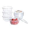 Disposable Round Food Containers with Lids, 620ml (40-pack)