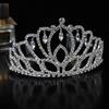 Аксессуары для свадебного платья Свадебная корона Стразы Головной убор Цветок, Модный головной убор из кристаллов