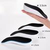 Height Increasing Insoles Flat Feet Arch Support Orthopedic Half Size Cushion High Elastic Soft Anti-Odor Heel Lift Shoe Pads