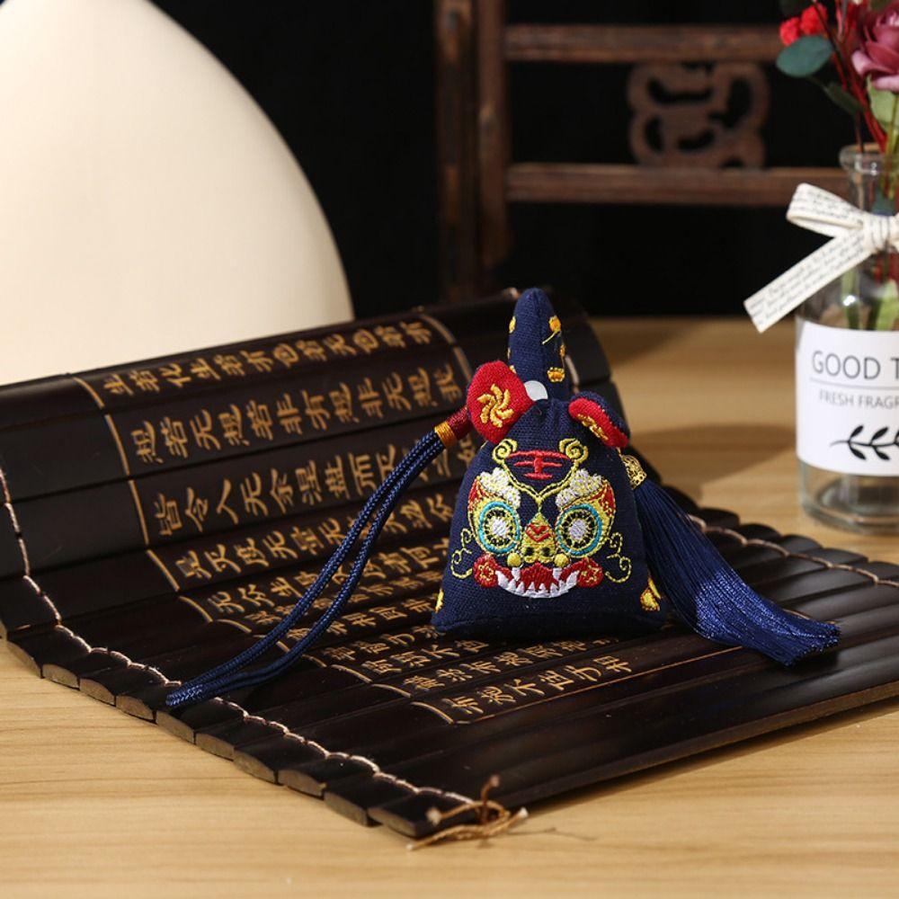 Safety Five Tiger Sachet Ancient Embroidery Car Pendant Dragon Boat Festival Sachet Bedroom