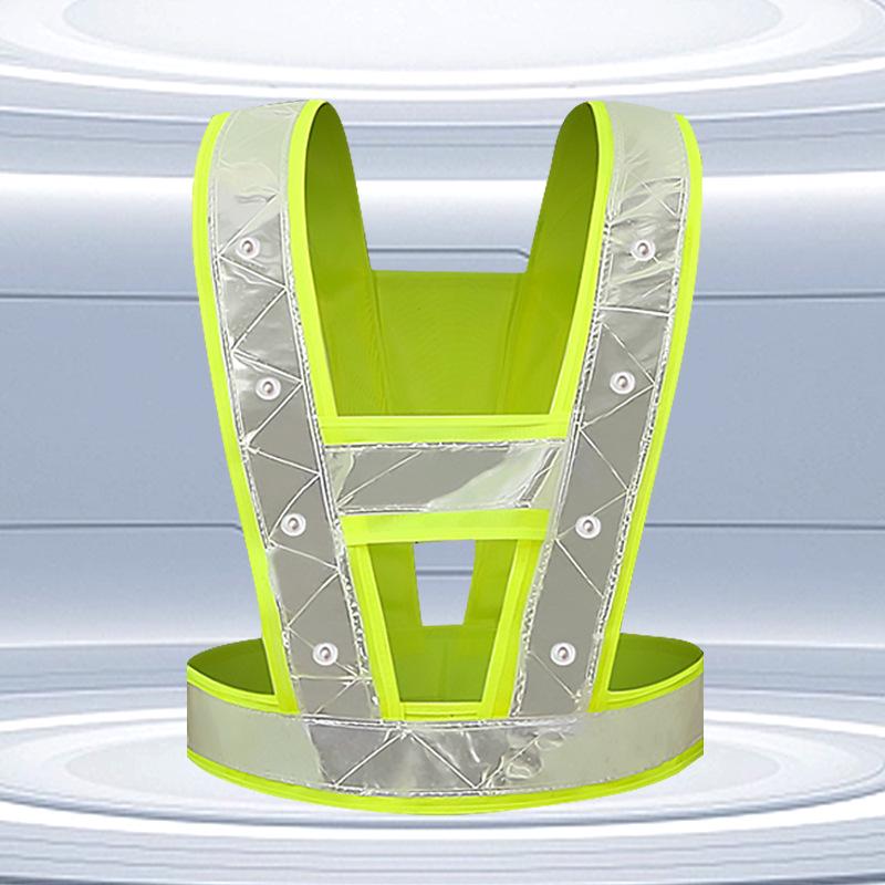 Светоотражающий жилет со светодиодной подсветкой для безопасности ночной езды