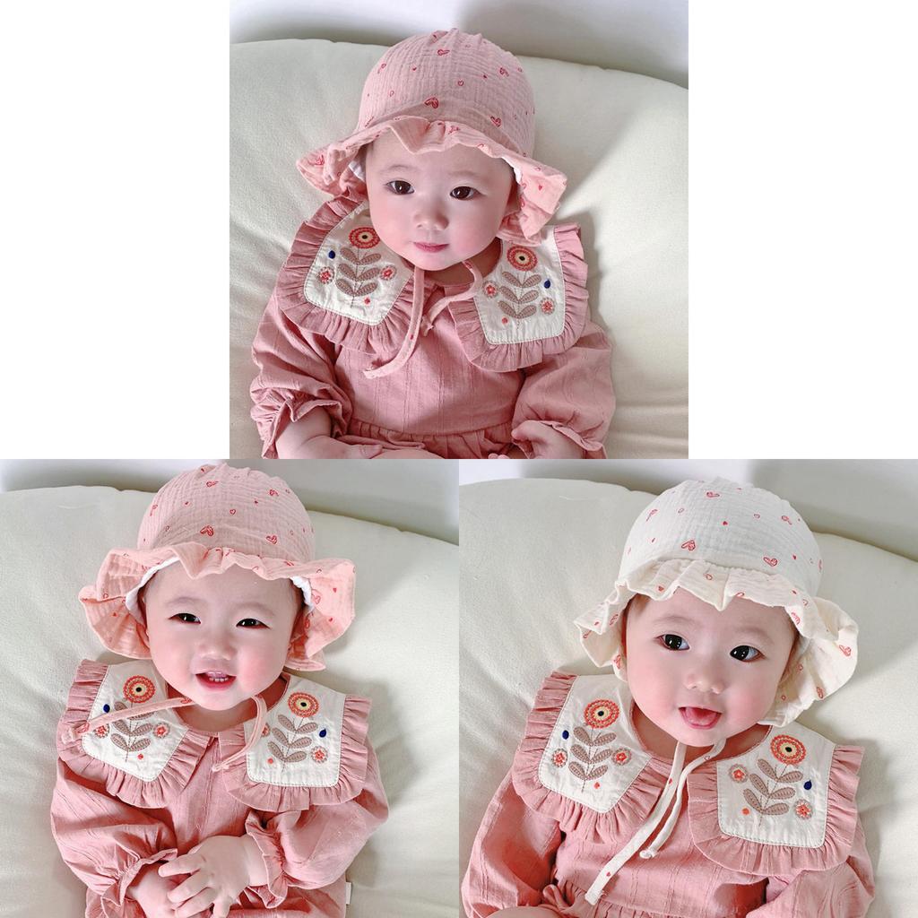 Очаровательная хлопковая панамка для младенца Девочки Весна Осень Детская шляпа