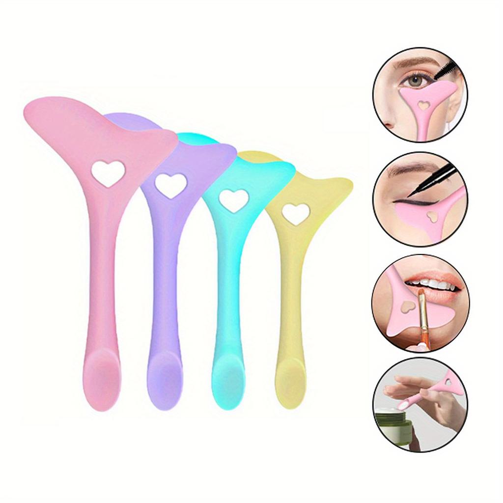 Eyeliner Mold Silicone Eyeliner Pen Auxiliary Eye Black Protective Mask Eyeliner Pencil Eyelash Eye Shadow Multi-function Eye Makeup Tool