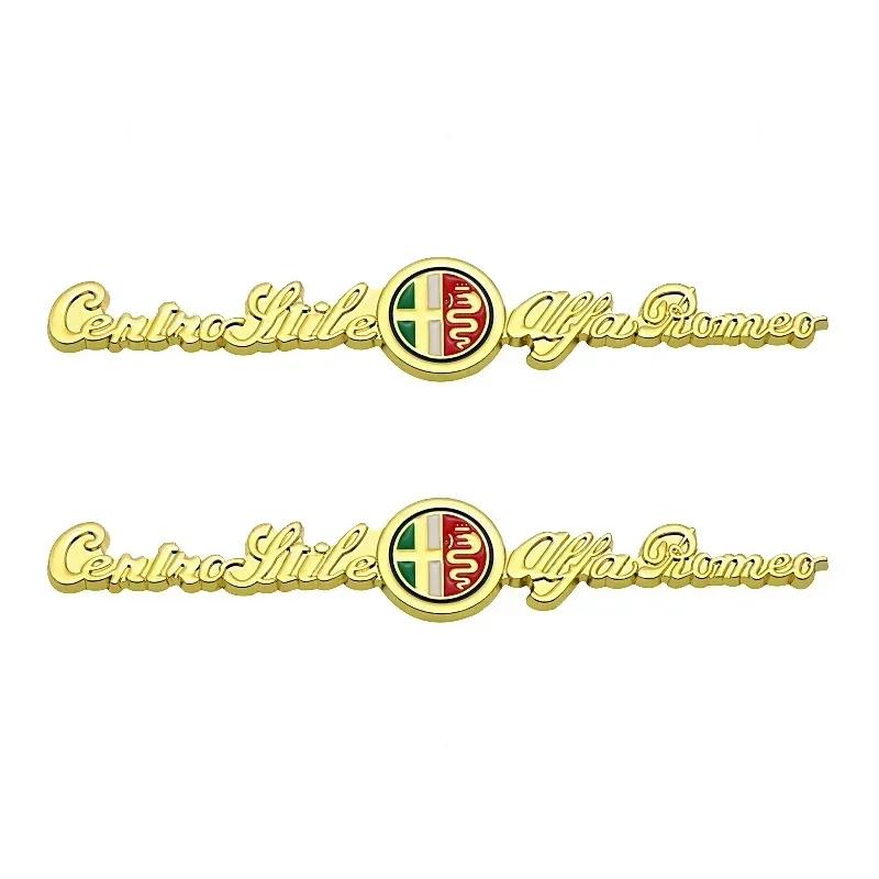 Car Sticker For Alfa Romeo 159 147 Metal Car Body Sticker Emblem Styling For Alfa Romeo 147 155 156 159 Mito Giulia GT Giulietta abc012