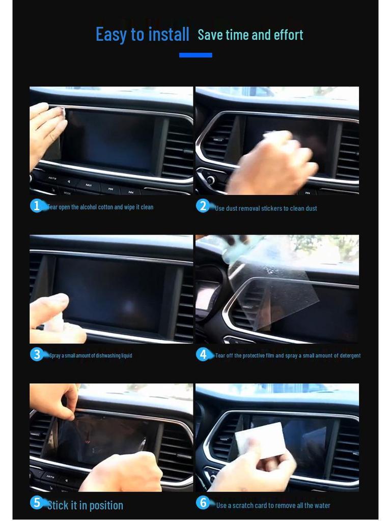 Ford Everest 2024 10" Console Navigation Tempered Glass Film