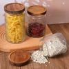 3 шт. Стеклянные банки для хранения продуктов с герметичными крышками, винтажные контейнеры для сахара, муки, кофе, чая, овса, макаронных изделий – Кухонная кладовая О